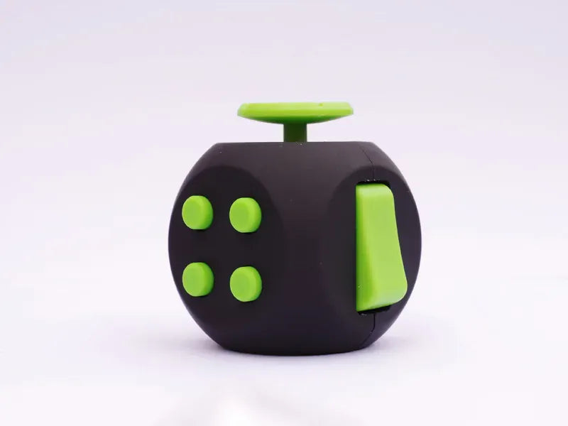 12-Sided Fidget Cube - Ultimate Stress Relief Toy for Anxiety, ADHD & Focus