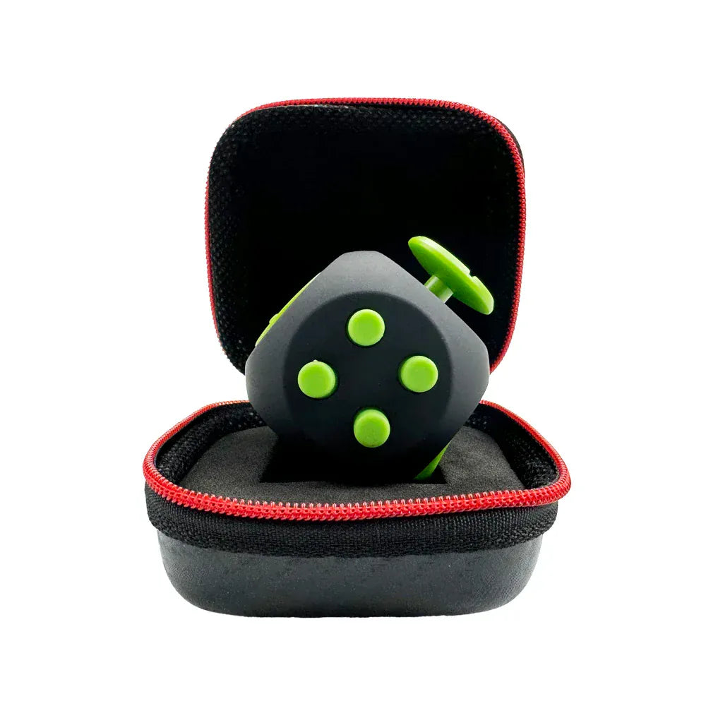 12-Sided Fidget Cube - Ultimate Stress Relief Toy for Anxiety, ADHD & Focus
