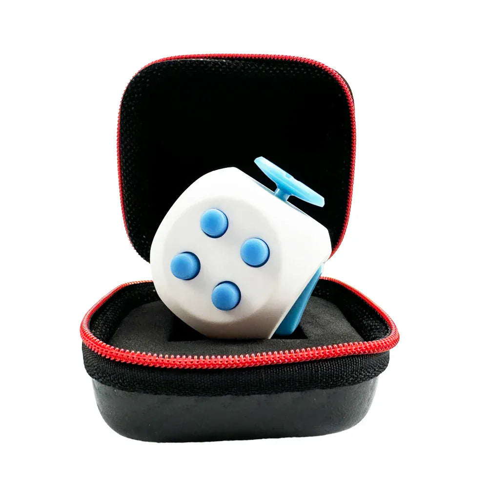 12-Sided Fidget Cube - Ultimate Stress Relief Toy for Anxiety, ADHD & Focus
