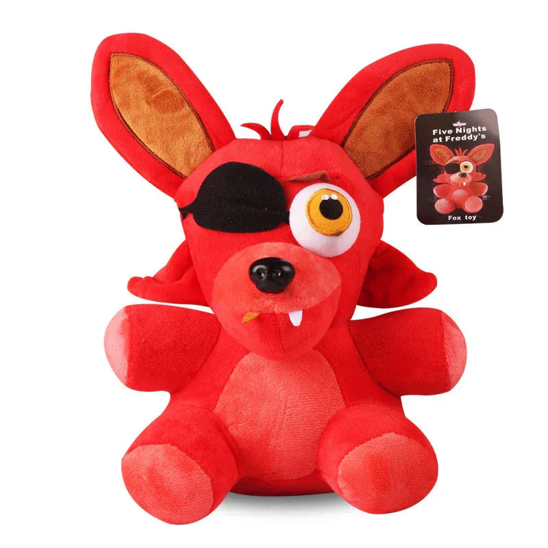 18cm FNAF Plush Toys Kawaii Freddys Animal Foxy Bonnie Bear Ribbit Stuffed Plush Toys In Stock Plush Birthday Gift For Kids AAA