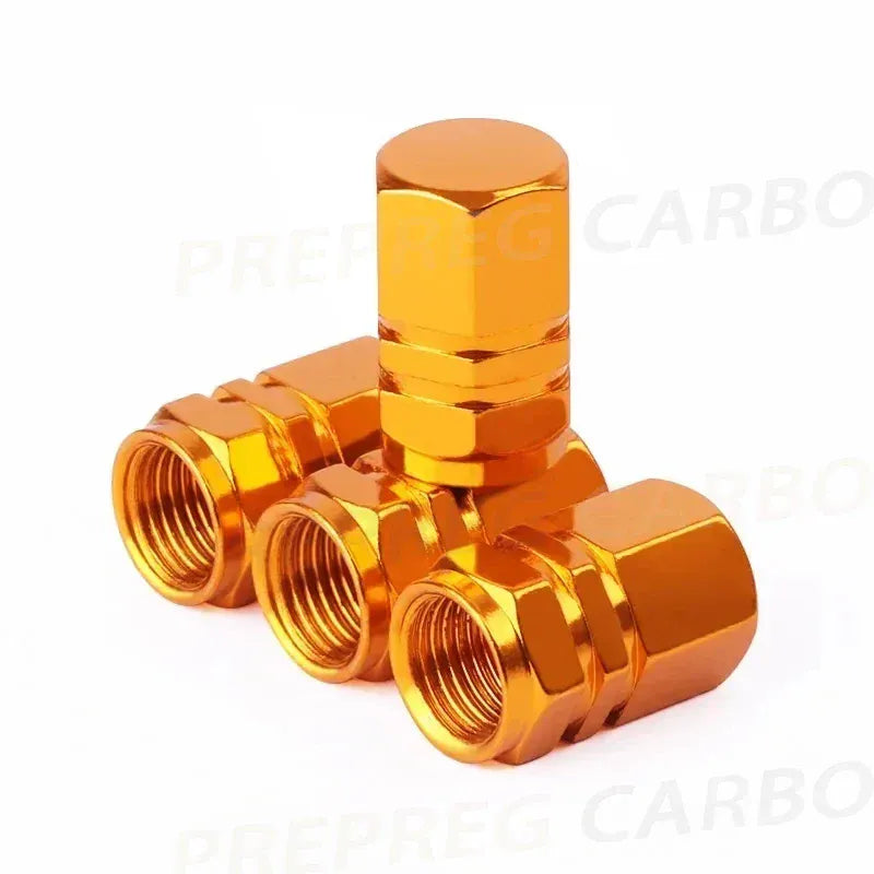 4Pcs Car Tire Valve Stems Cap Knurling Style Tire Valve Cap Aluminum Tire Wheel Stem Air Valve Cap Car Accessories