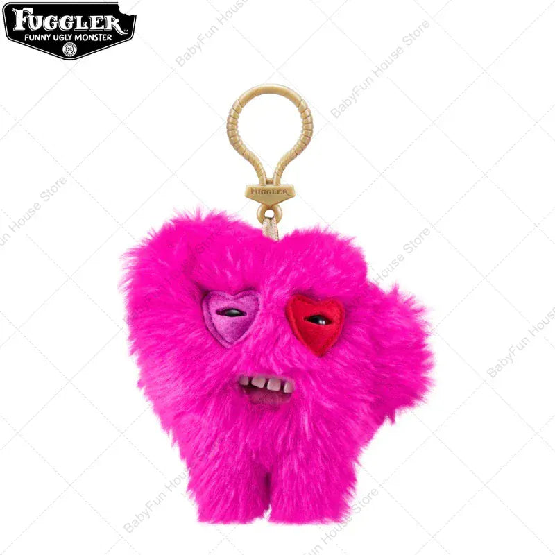 Original Fuggler Ugly Teeth Monsters Plush Toys Keychains Fugglers Wide Eyed Weirdo Annoyed Alien Rabbit Peluche Dolls Pendants