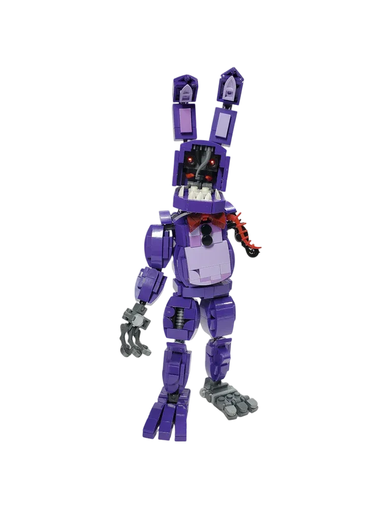 Building blocks set Withered Bonnie figurines accessory decoration adults bricks Decoration Christmas gift