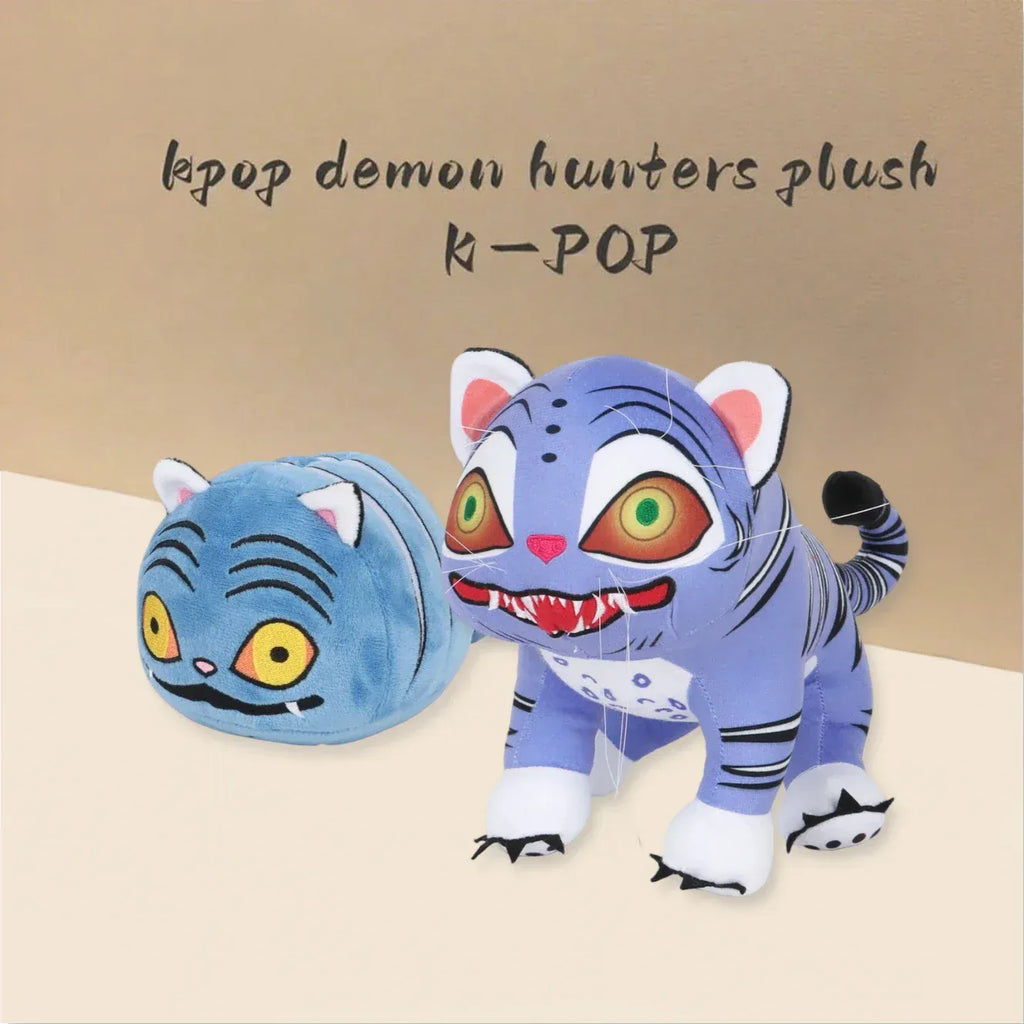 & Demon Hunters Tiger Plush Toy Demon Hunters Kpop Accessories Toy Tiger Plushie Doll K Pop Demon Hunters Merch Birthday Gift//