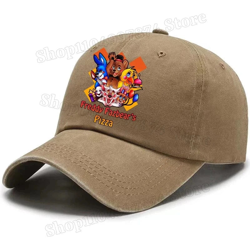 Five Nights At Freddys Baseball Cap Men Fnafs Anime Retro Sun Hat Boy Outdoor Sports Sunbonnet Adult Spring Autumn Headgear Gift