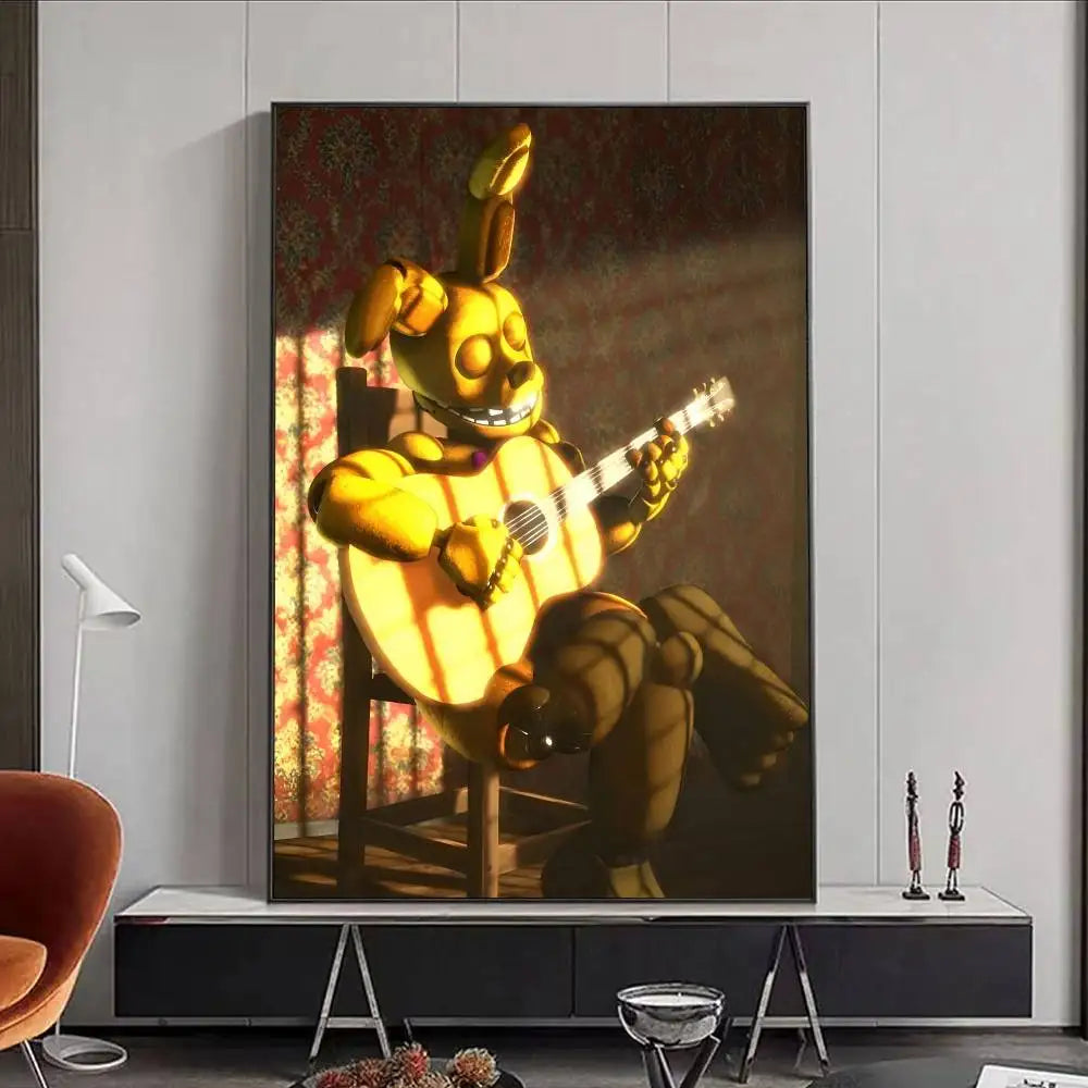 FNAF Five-nights-At-Freddys Ultimate Group Poster HD art poster for home living room bar office decoration sticky, waterproof