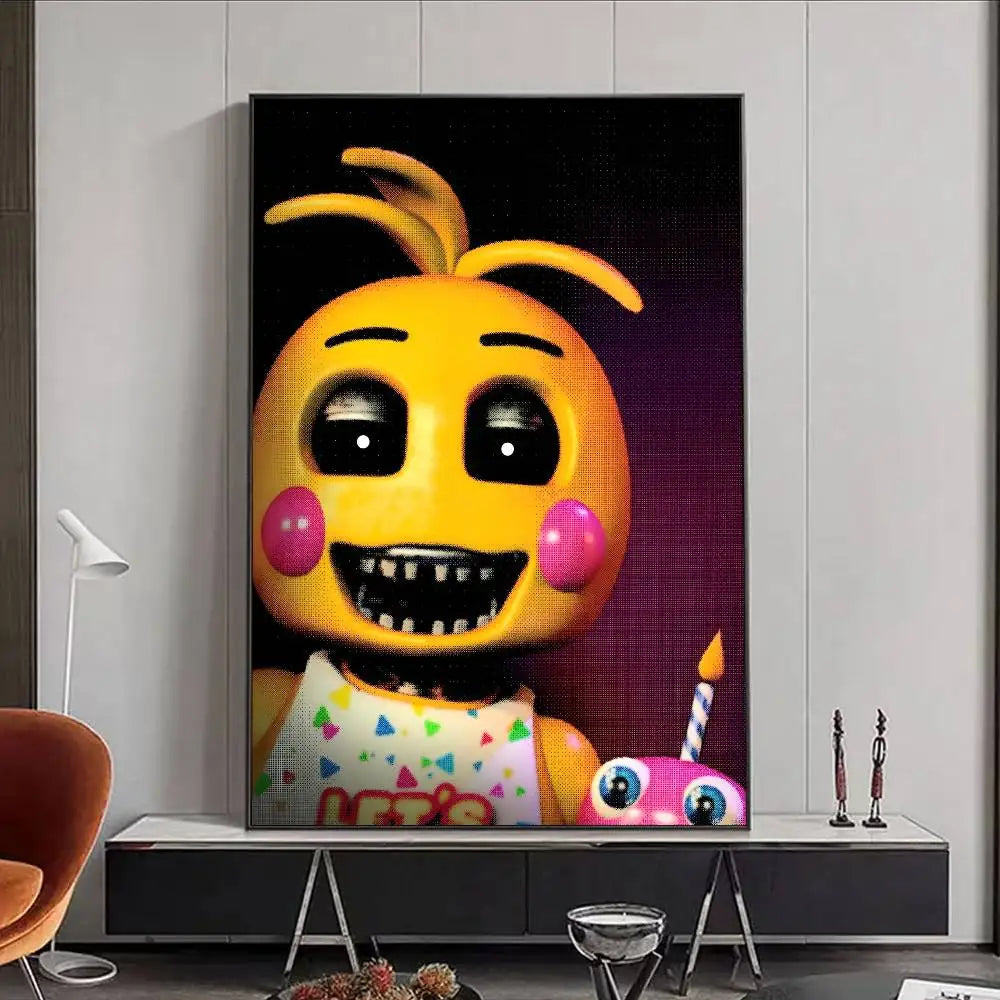 FNAF Five-nights-At-Freddys Ultimate Group Poster HD art poster for home living room bar office decoration sticky, waterproof