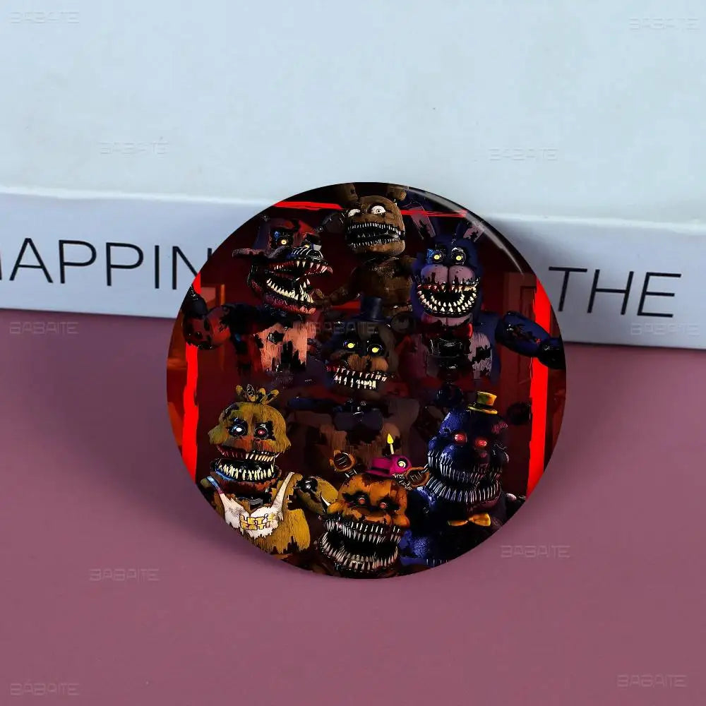 FNAF Game Security Breach Anime Brooches Cute Cartoon Badge Jacket Jeans Lapel Pin Gift Accessorie