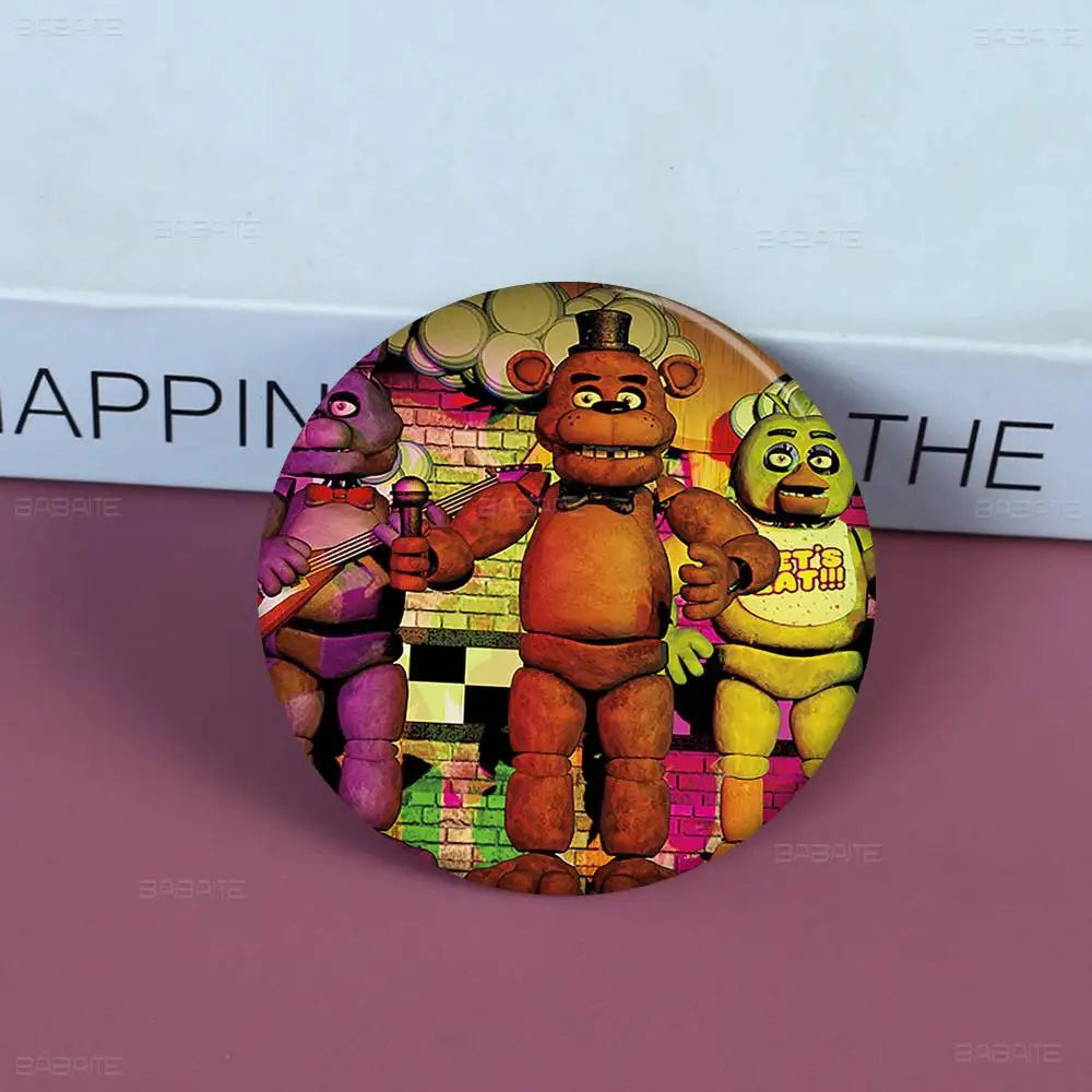 FNAF Game Security Breach Anime Brooches Cute Cartoon Badge Jacket Jeans Lapel Pin Gift Accessorie