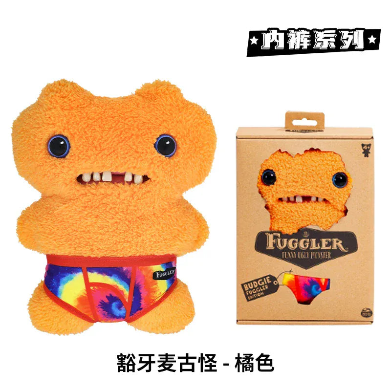 Fuggler Funny Ugly Monster Budgie Fuggler Edition Underpants Series Quirky Funny Tooth Monster Count Underoo McGoo Plush Dolls