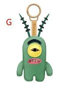 Fuggler Funny Ugly Monster Plush Toys Keychain Kawaii Fuggler Monster Rabbits Cute Stuffed Peluche Dolls Pendants Gifts Kid 12CM