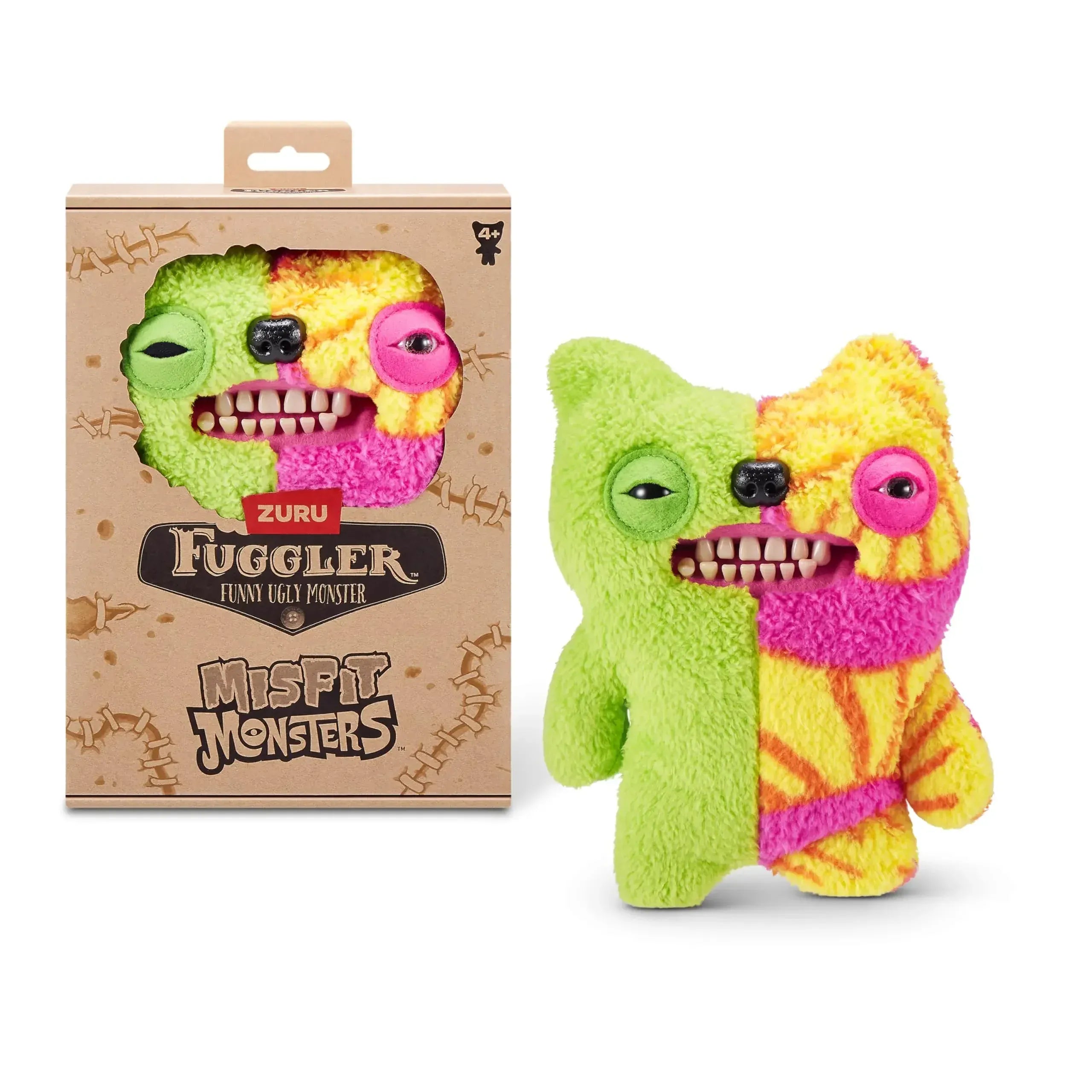 Fuggler WideEyed Tooths Monster Plush Dolls Soft Fuggler Stuffed Pants Gap Toothed McGoo‌ ‌Monstrosity Peluche Toys
