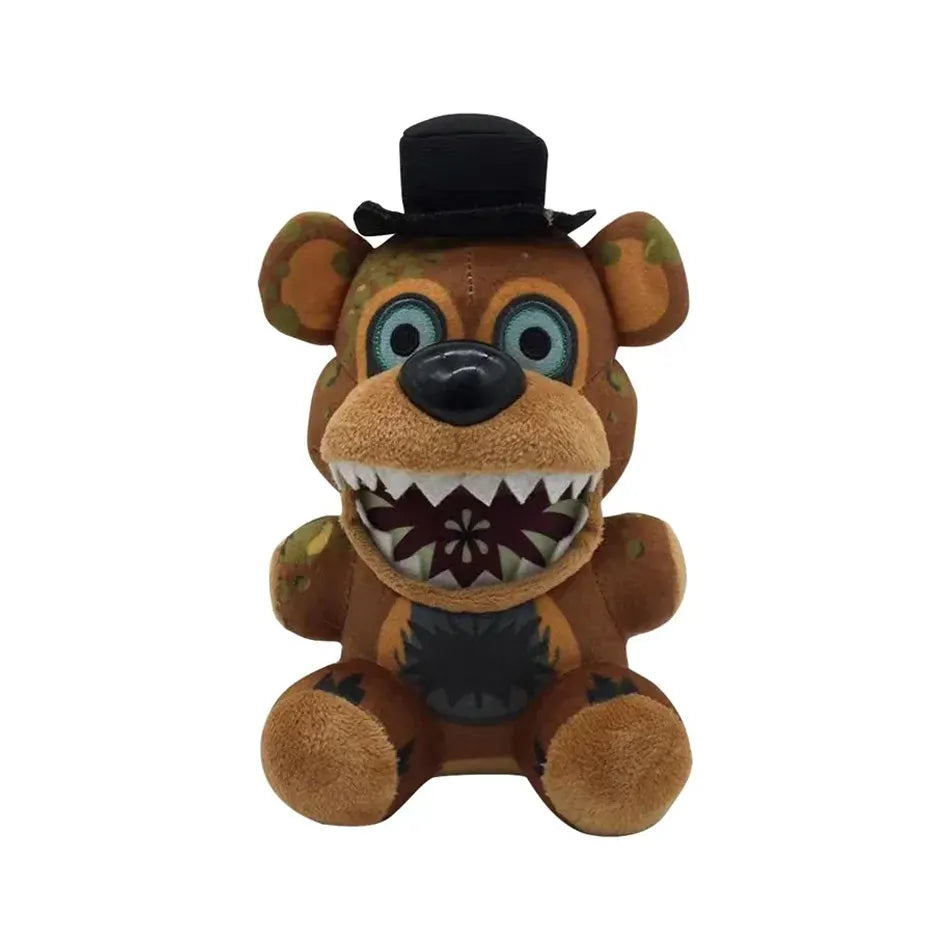 HOT 18cm FNAF Plush Toys Kawaii Freddys Animal Foxy Bonnie Bear Ribbit Stuffed Plush Toys In Stock Plush Birthday Gift For Kids