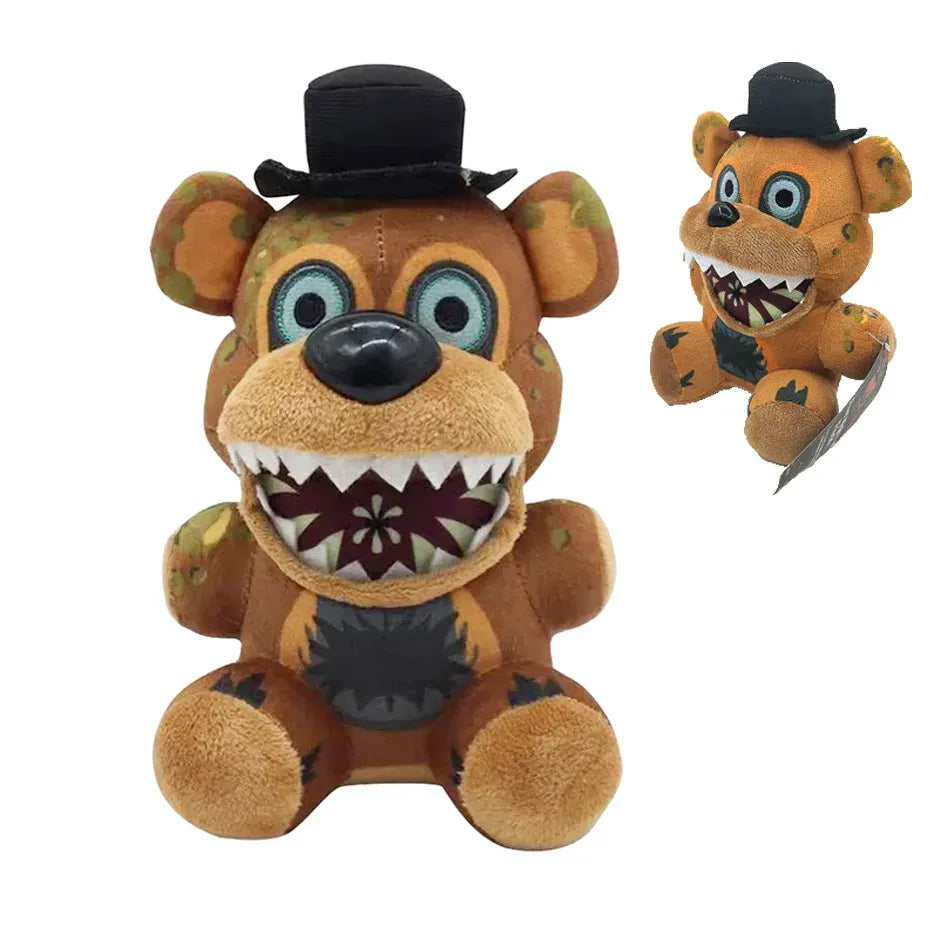 HOT 18cm FNAF Plush Toys Kawaii Freddys Animal Foxy Bonnie Bear Ribbit Stuffed Plush Toys In Stock Plush Birthday Gift For Kids