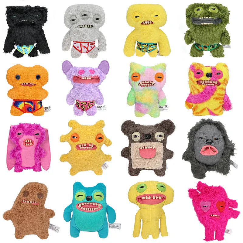 Hot Fuggler Funny Ugly Monster Doll Old Tooth Plush Budgie Fuggler Edition Stuffed Doll Toys Collectible Gifts