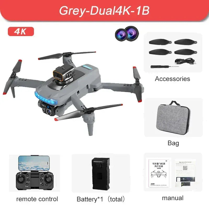 Lenovo P15 Drone Professional 8K 5G GPS Dual Camera Obstacle Avoidance Optical Flow Positioning RC For Adult and Child Toys