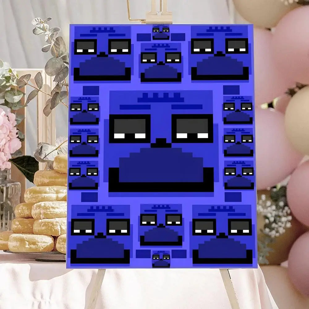 New F-F-FNAF Movie Game Poster HD Anime Hot Theme Singer/OST/Movie-Waterproof Self-Stick Home Decor