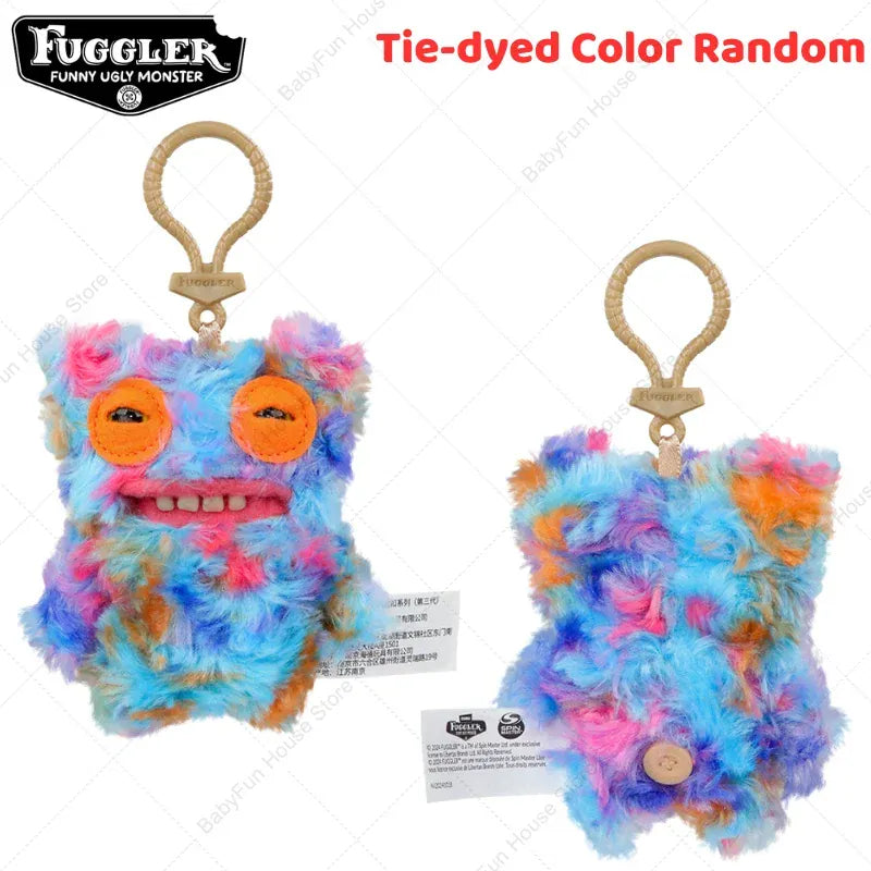 Original Fuggler Ugly Teeth Monsters Plush Toys Keychains Fugglers Wide Eyed Weirdo Annoyed Alien Rabbit Peluche Dolls Pendants