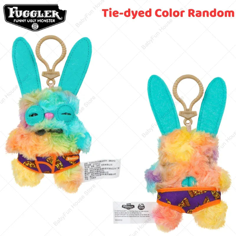 Original Fuggler Ugly Teeth Monsters Plush Toys Keychains Fugglers Wide Eyed Weirdo Annoyed Alien Rabbit Peluche Dolls Pendants