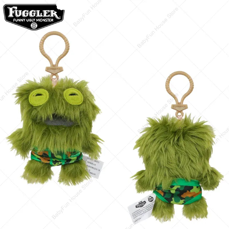 Original Fuggler Ugly Teeth Monsters Plush Toys Keychains Fugglers Wide Eyed Weirdo Annoyed Alien Rabbit Peluche Dolls Pendants