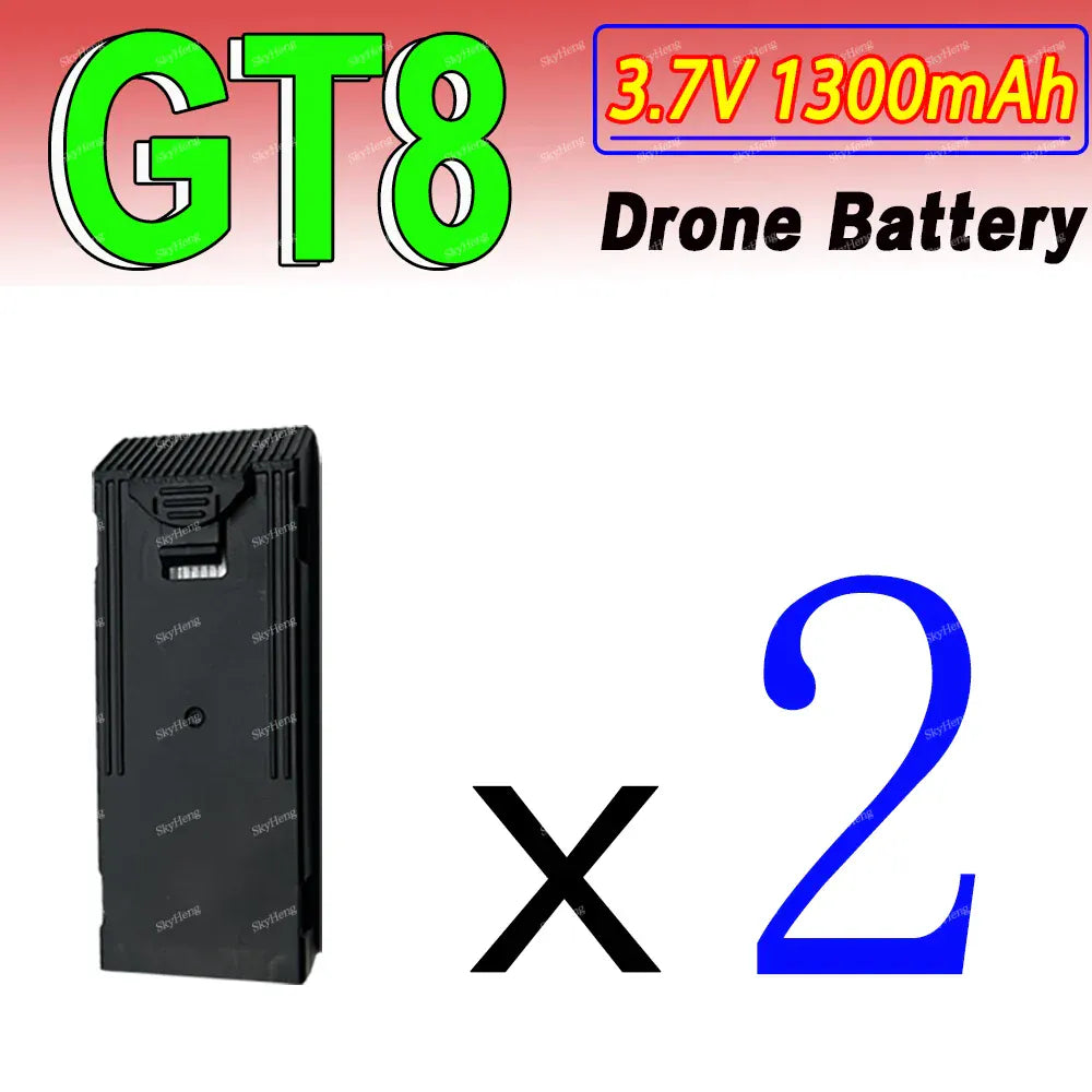 Original LSRC GT8 Drone Battery 3.7V 1300MAh Battery For GT8 RC Quadcopter Replacement Battery GT8 Accessory Parts