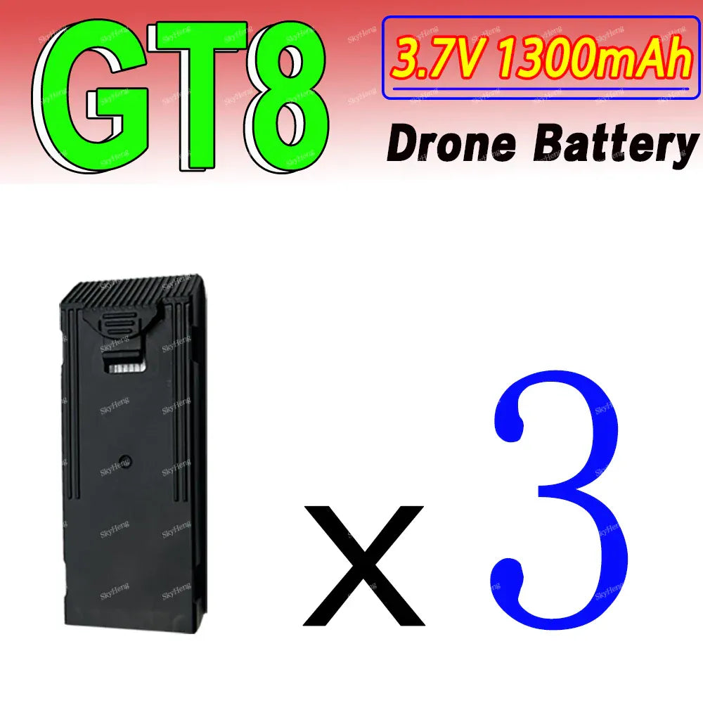 Original LSRC GT8 Drone Battery 3.7V 1300MAh Battery For GT8 RC Quadcopter Replacement Battery GT8 Accessory Parts