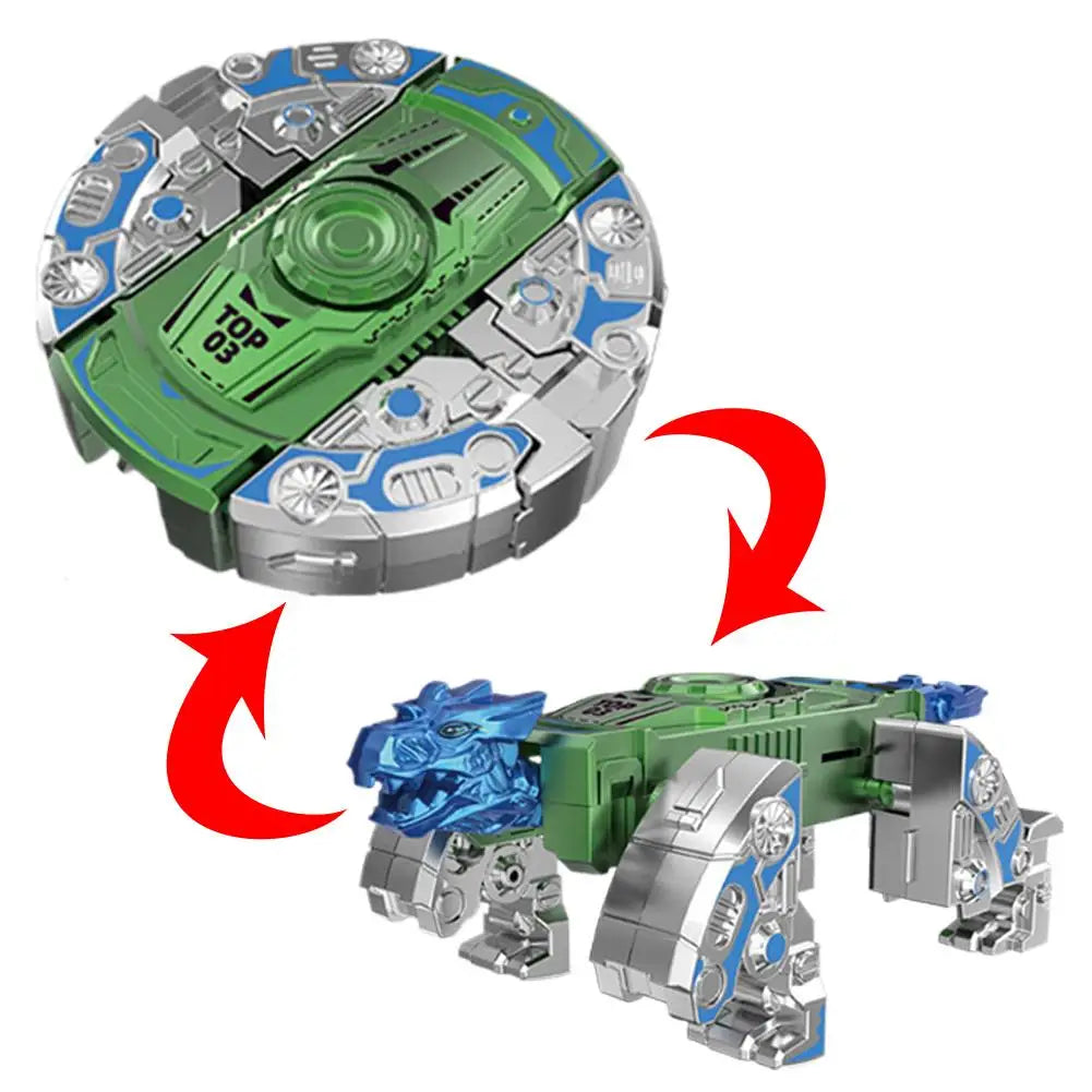 Transformable Robot Fidget Spinner - DIY Deformable Sensory Toy for Kids