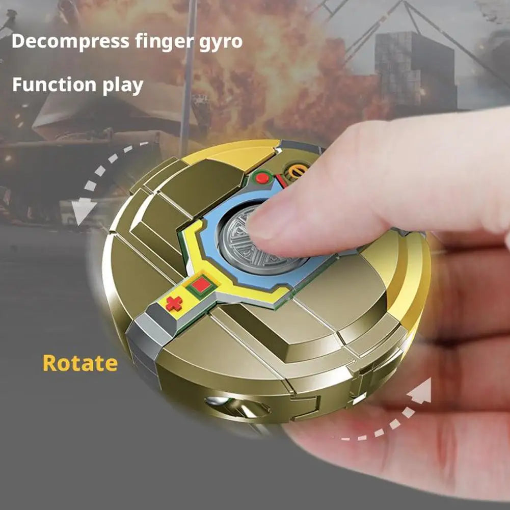 Transformable Robot Fidget Spinner - DIY Deformable Sensory Toy for Kids